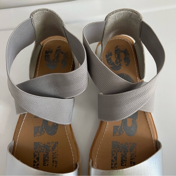 Sorel Silver Ella Sandals Size 8.5 - Picture 4 of 11